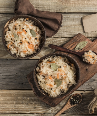 Kiszonki widoczne z góry